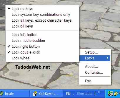 Kid-Key-Lock programa para bloquear teclado e mouse