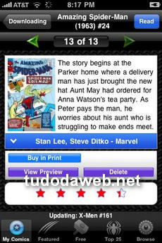 Aplicativos dos Quadrinhos Marvel para iPhone