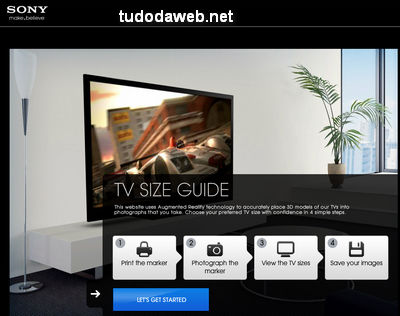 "Sony TV Size Guide" Descobrir Tamanho de TV para Sua Sala