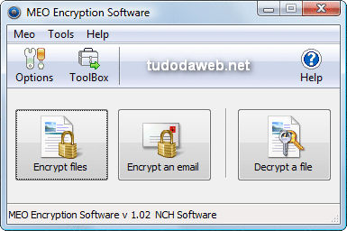 MEO Encryption para Criptografar Arquivos e Enviar Email Criptografado