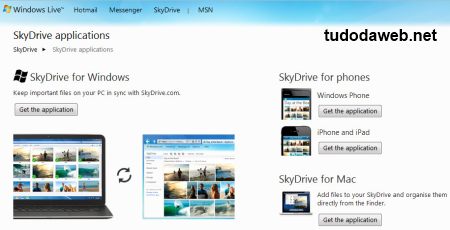 aplicativo SkyDrive windows Mac