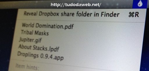 Enviar Arquivos e Pastas para o Dropbox