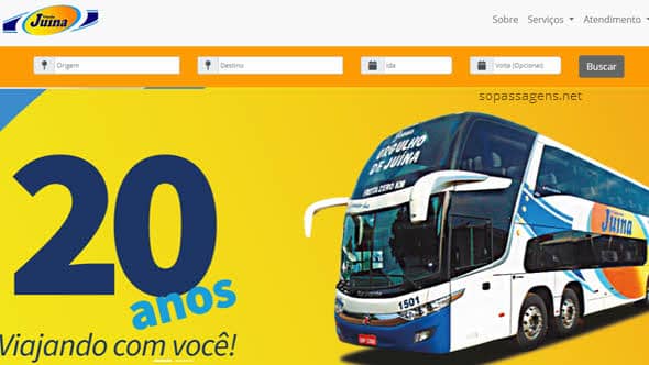 Comprar passagem da viação Juina pela internet, aplicativo, telefone