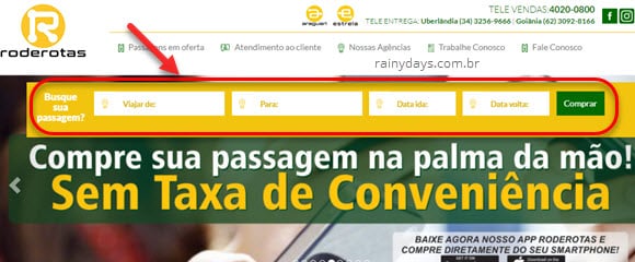 Comprar passagens da Expresso Araguari pela internet