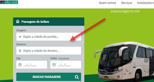 Comprar passagens da Viação Rodotur São José