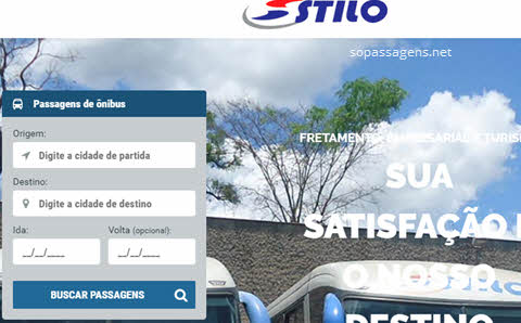 Passagens da Stilo Fretamento pela internet