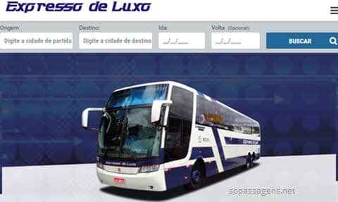 Passagens Expresso de Luxo pela internet