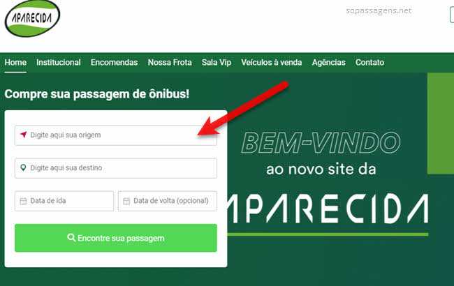 Comprar passagens da Viação Aparecida pela internet e telefone