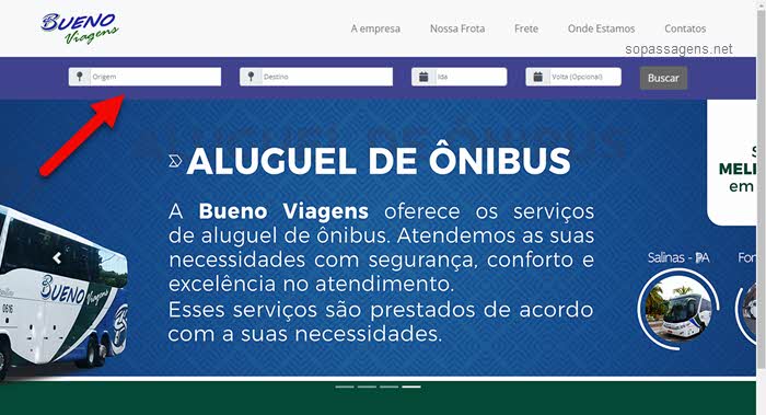 Como comprar passagens da Bueno Viagens pela internet, telefone, WhatsApp