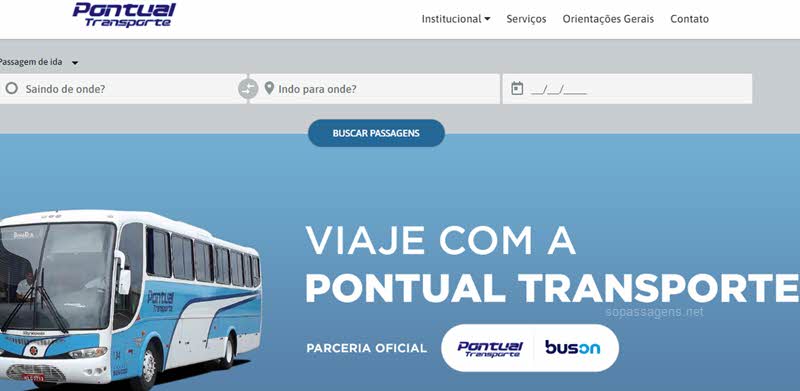 Como comprar passagens da Pontual pela internet, telefone, WhatsApp